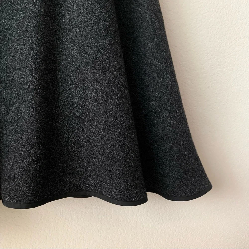 Louis Vuitton wool blend knit flare skirt